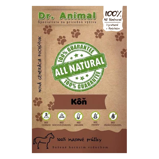 Pamlsok Dr. Animal kôň mäs. prúžky 80g