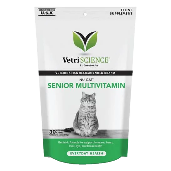 Vetri Science Nu Cat Senior Multivitamin žuvacie tablety 30 tbl.
