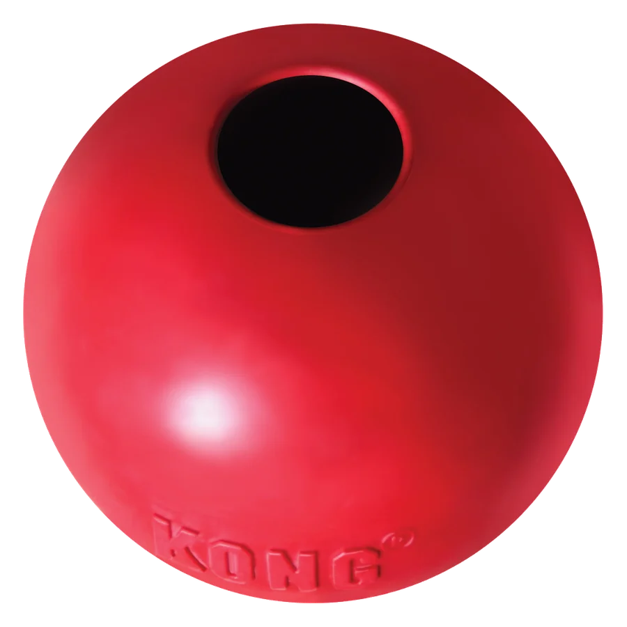 Hračka Kong Dog Classic Lopta červená, guma prírodná, M/L 13-30 kg