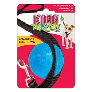 Hračka Kong Dog TagALong Lopta na vodítko, guma termoplastická, M