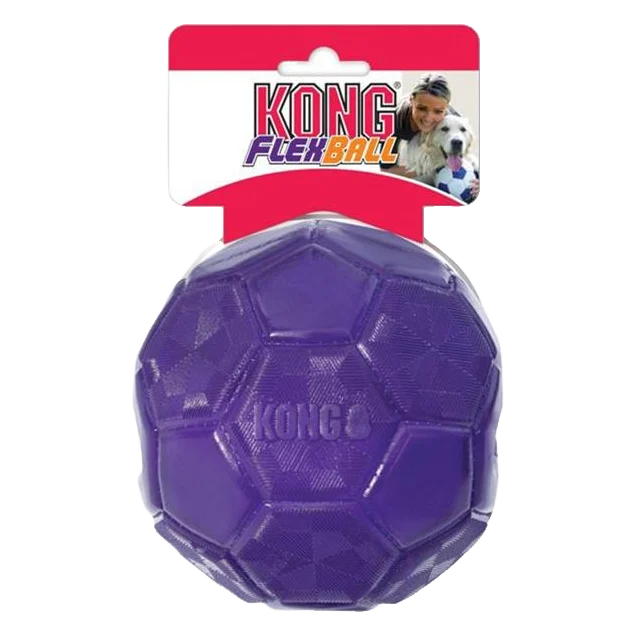 Hračka Kong Dog FlexBall Lopta, guma termoplastická, priemer 14  cm
