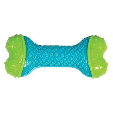 Hračka Kong Dog Corestrength Kosť, zeleno-modrá, guma, M/L