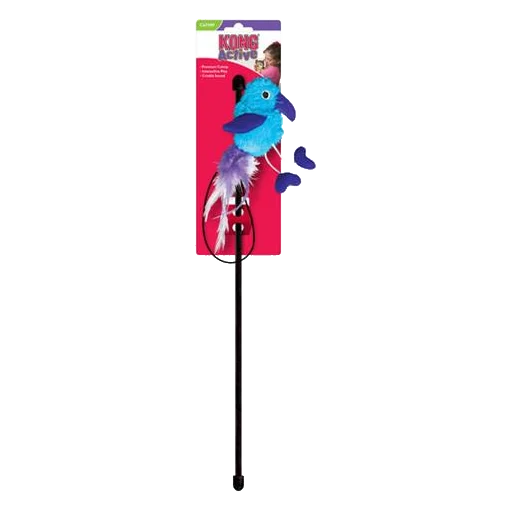 Hračka Kong Cat Teaser Feather Assorted Ukazovadlo s hračkou, polypropylene