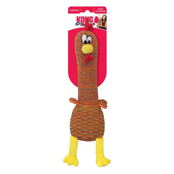 Hračka Kong Dog Shakers Cuckoos Zvieratká s pískatkom ass. polyester M