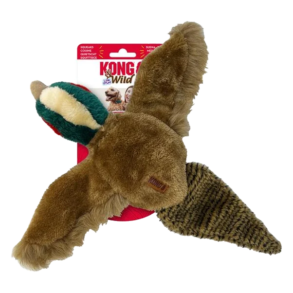 Hračka Kong Dog Wild Low Stuff Bažant s pískatkom M polyester
