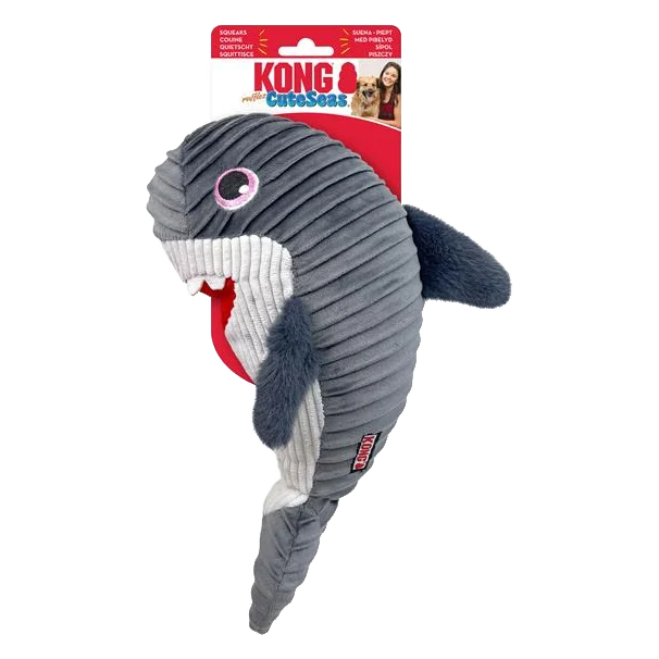 Hračka Kong Dog Cuteseas® Rufflez Shark žralok s pískatkom M/L polyester
