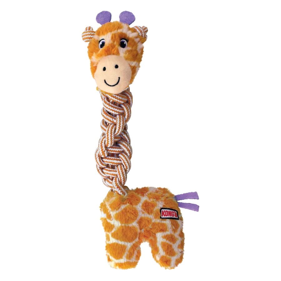 Hračka Kong Dog Knots Twists zvieratko s pískatkom S/M polyester