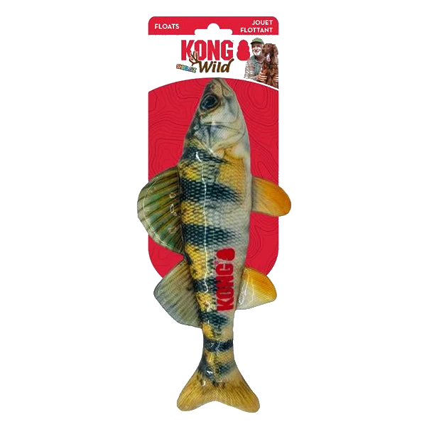 Hračka Kong Dog Wild Shieldz Perch Ryba plávacia polyester M
