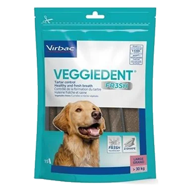 CET Veggiedent Fresh L 15 ks (psy nad 30 kg)