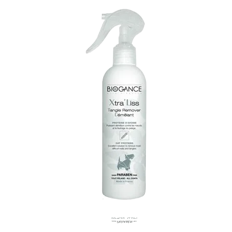 Rozčesávač BIOGANCE Xtra'liss Tangle Remover 250 ml (na splstnatenú srsť)