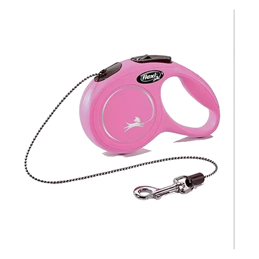 Vodítko Flexi Classic NEW lanko XS 3 m ružové (do 8 kg)