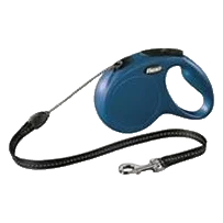 Vodítko Flexi Classic NEW lanko M 5 m modré (do 20 kg)