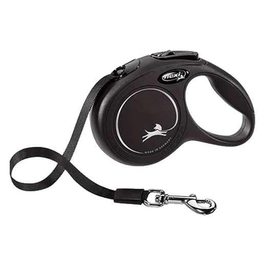 Vodítko Flexi Classic NEW páska XS 3 m čierne (do 12 kg)
