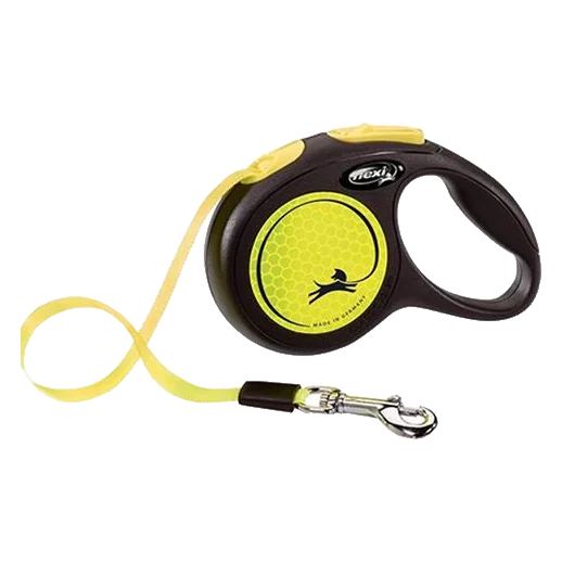 Vodítko Flexi New Neon páska M 5 m žlté (do 25 kg)