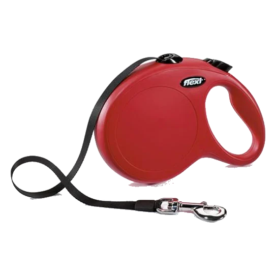 Vodítko Flexi Classic NEW páska L 5 m červené (do 50 kg)