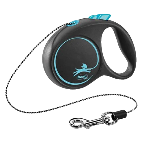Vodítko Flexi Black Design lanko XS 3 m modré (do 8 kg)