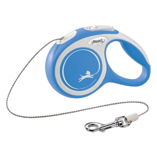 Vodítko Flexi New Comfort lanko M 5 m modré (do 20 kg)