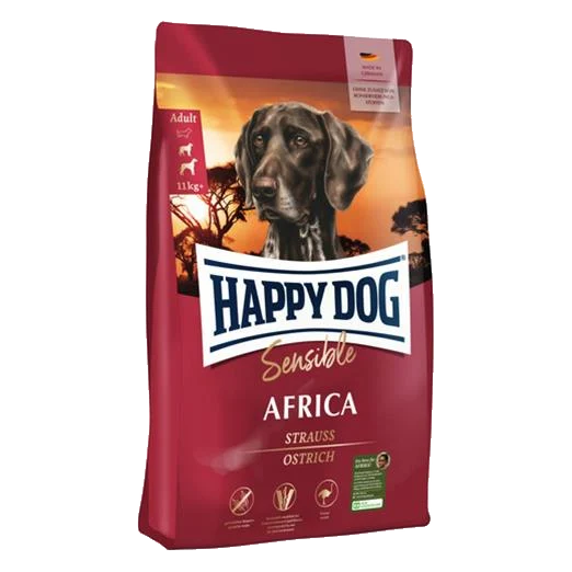 Happy Dog SUPER PREMIUM - Supreme SENSIBLE - Africa pštros a zemiaky 12,5 kg