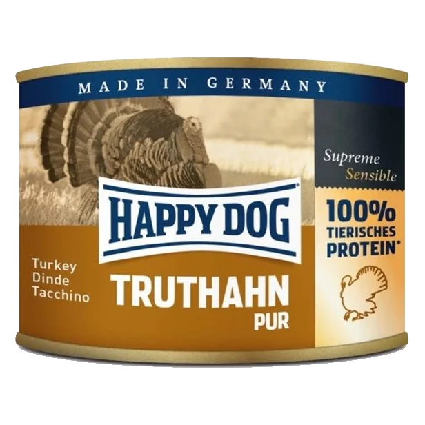 Happy Dog PREMIUM - Fleisch Pur - morčacie mäso konzerva 800 g