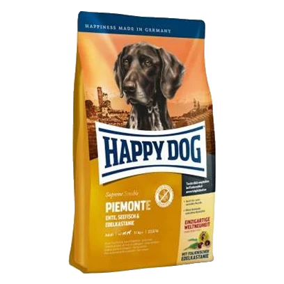 Happy Dog SUPER PREMIUM - Supreme SENSIBLE - Piemonte kačica a morské ryby s jedlými gaštanmi / bez obilia a bez zemiakov 1 kg
