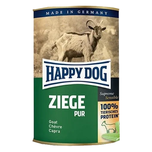 Happy Dog PREMIUM - Fleisch Pur - kozie mäso konzerva 400 g