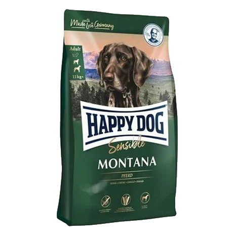 Happy Dog SUPER PREMIUM - Supreme SENSIBLE - Montana konské mäso a zemiaky / bez obilia 10 kg