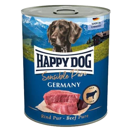 Happy Dog PREMIUM - Fleisch Pur - hovädzie mäso konzerva 800 g