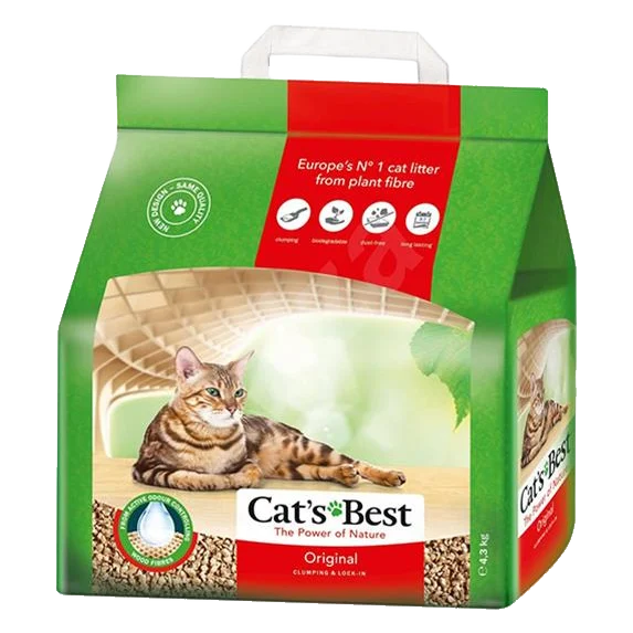 Podstielka CATS BEST Öko plus 4,3 kg  (10 L)