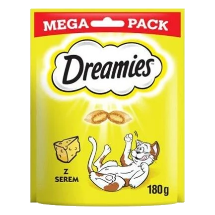 Pamlsok Mars DREAMIES MEGA pack cat syrové 4 x 180 g