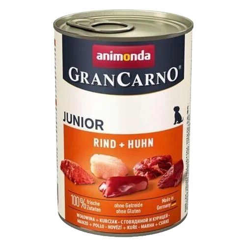 Animonda GRANCARNO® dog junior hovädzie a kura bal. 6 x 400g konzerva
