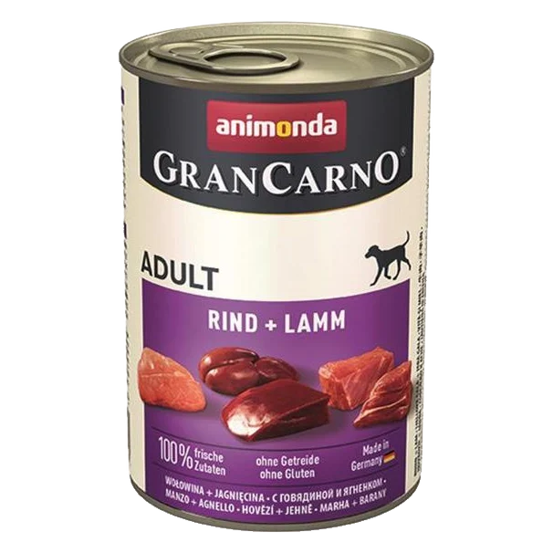 Animonda GRANCARNO® dog adult hovädzie a jahňa bal. 6 x 400g konzerva