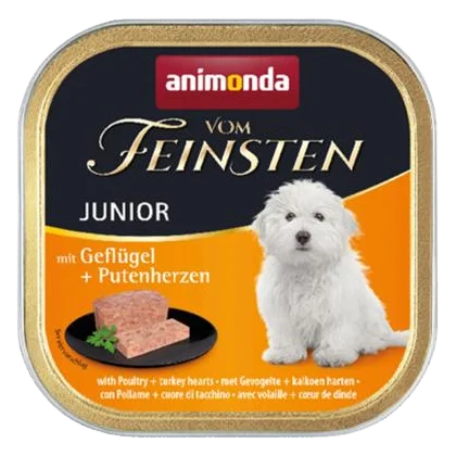 Animonda Vom Feinsten dog PUPPY hydinové a morčacie srdiečka bal. 11 x 150 g