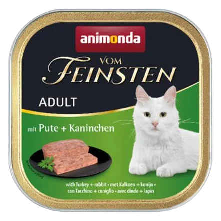Animonda Vom Feinsten cat CLASSIC morka a králik bal. 16 x 100 g