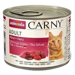Animonda CARNY® cat Adult hovädzie a morčacie srdiečka bal. 6 x 200 g konzerva