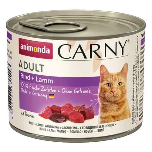 Animonda CARNY® cat Adult hovädzie a jahňa bal. 6 x 200 g konzerva