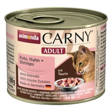 Animonda CARNY® cat Adult hovädzie,morka a krevety bal. 6 x 200 g konzerva