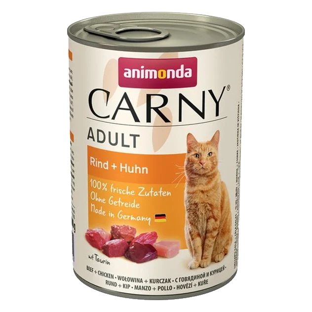 Animonda CARNY® cat Adult hovädzie a kura bal. 6 x 400 g konzerva