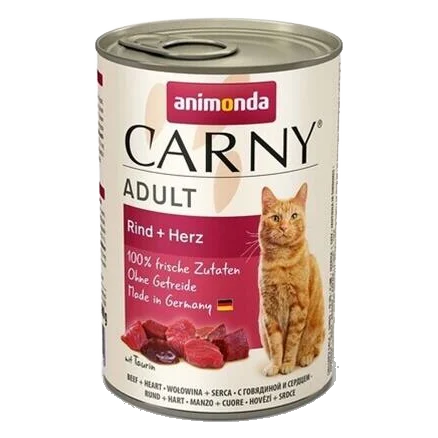 Animonda CARNY® cat Adult hovädzie a srdiečka bal. 6 x 400 g konzerva