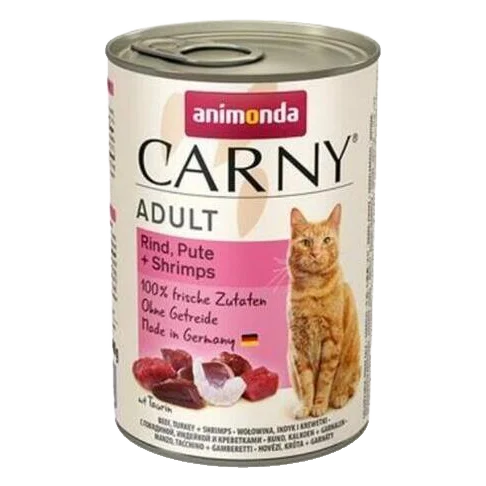 Animonda CARNY® cat Adult hovädzie,morka a krevety bal. 6 x 400 g konzerva