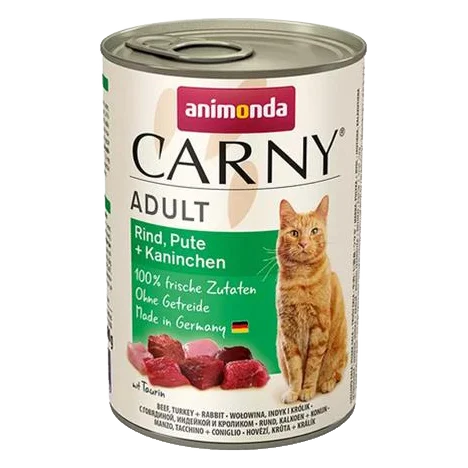 Animonda CARNY® cat Adult hovädzie,morka a králik bal. 6 x 400 g konzerva