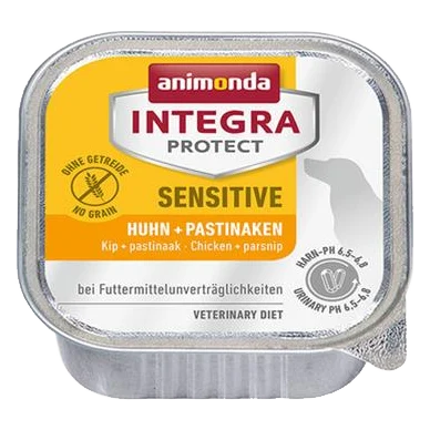 Animonda INTEGRA® Protect dog Sensitive - Kuracie + paštrnák bal. 11 x 150 g