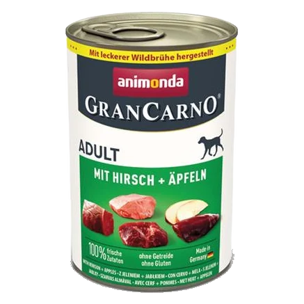 Animonda GRANCARNO® dog adult hovädzie,jeleň,jablko bal. 6 x 400g konzerva
