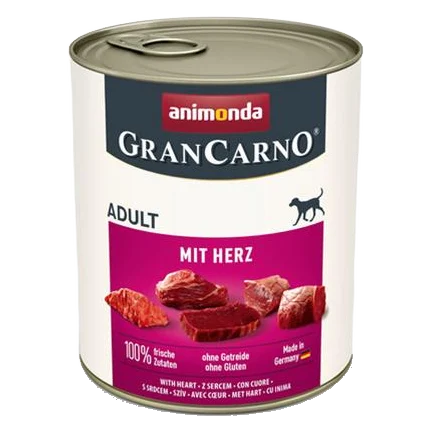Animonda GRANCARNO® dog adult srdiečka bal. 6 x 800g konzerva