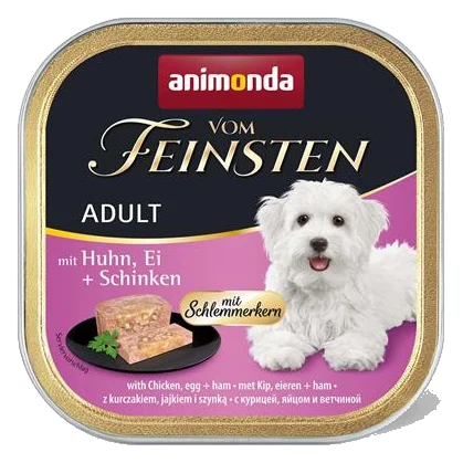 Animonda Vom Feinsten dog ADULT kura, vajce a šunka  bal. 11 x 150 g