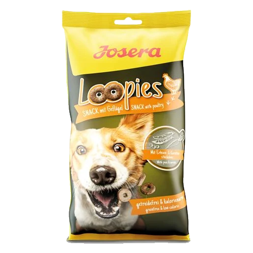 Josera pamlsok Dog Loopies mit Geflügel 150 g