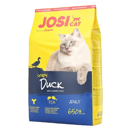 JosiCat Cat Crispy Duck 0,65 kg