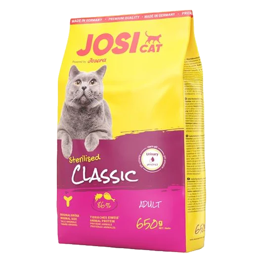 JosiCat Cat Sterilised Classic 0,65 kg