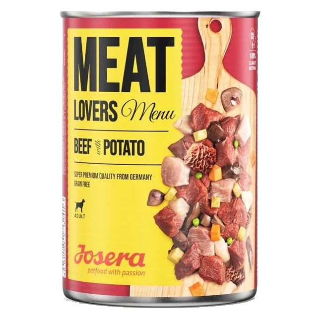 Josera konzerva Dog Meat Lovers Beef with Potato 800 g