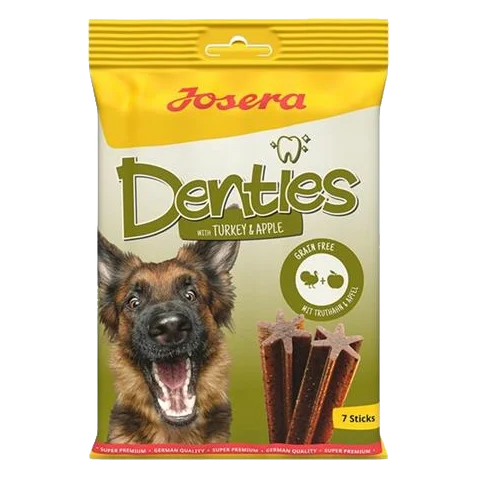 Josera pamlsok Dog Denties with Turkey&Apple 180 g