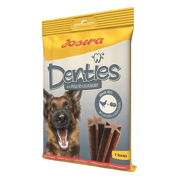 Josera pamlsok Dog Denties with Poultry&Blueberry 180 g